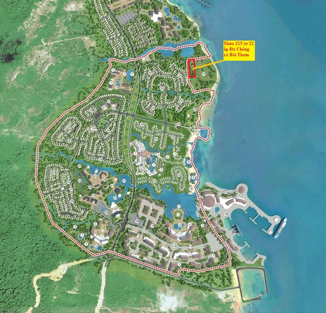 Bán thửa đất 3280 m2 tại Ấp Đá Chồng – Bãi Thơm – Phú Quốc